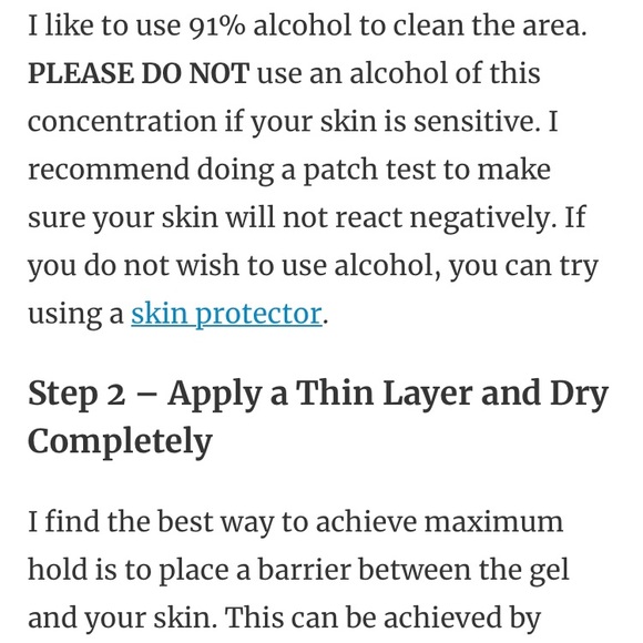 ‼️HOW TO APPLY GOT2B GEL TO LACEFRONT WIGS‼️ - Picture 3 of 6